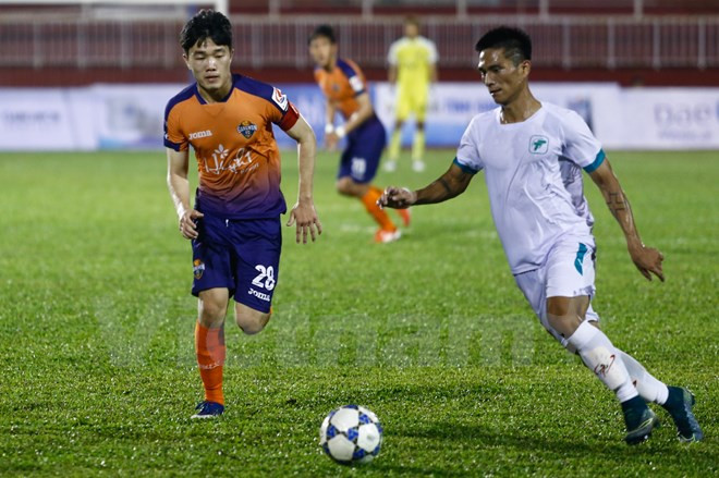 xuan truong lac long trong ngay gangwon co mat o thong nhat