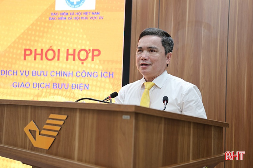 Ông Nguyễn Long Giang – Giám đốc Bưu điện tỉnh Hà Tĩnh nhấn mạnh các nội dung phối hợp sắp tới. bqbht_br_img-9257.jpg