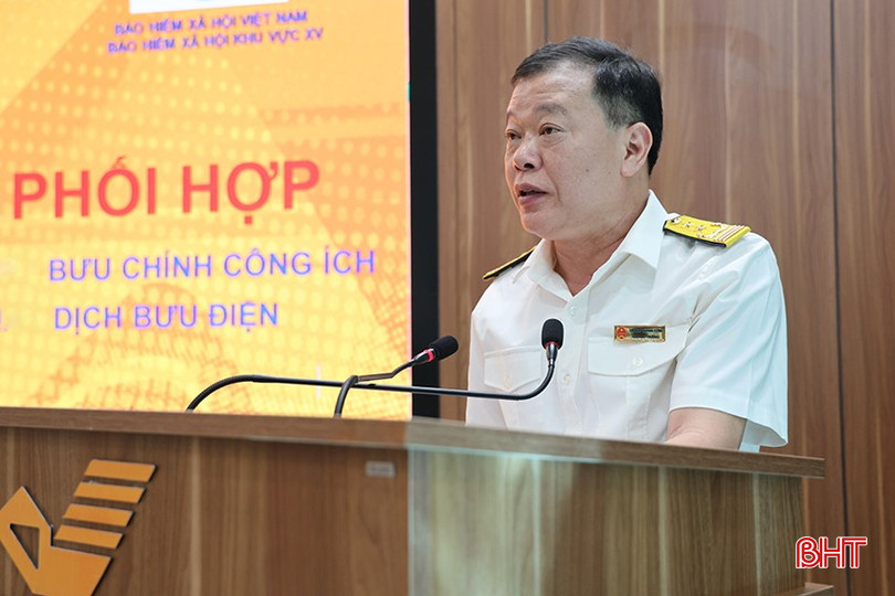 Ông Trương Quang Long - Chi cục Trưởng Chi cục Thuế khu vực XI phát biểu tại lễ ký kết. bqbht_br_img-9241.jpg