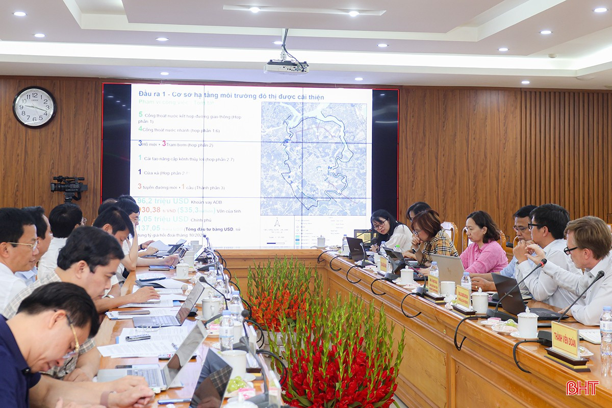 Đại diện ADB trình bày tiến độ chuẩn bị dự án những bước tiếp theo. Đại diện ADB trình bày tiến độ chuẩn bị dự án những bước tiếp theo.