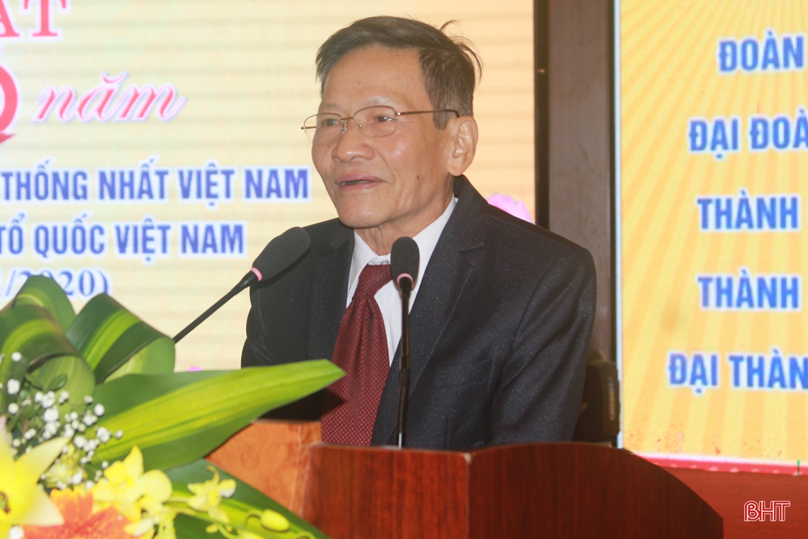 Mặt trận Tổ quốc đóng góp xứng đáng vào sự nghiệp phát triển tỉnh Hà Tĩnh