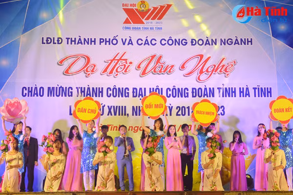 da hoi van nghe mung thanh cong dai hoi cong doan ha tinh