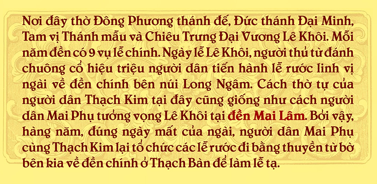 Lê Khôi - bậc nhân thần nhiều nơi thờ tự
