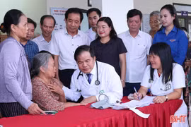 Hơn 1.000 người dân xã Đức Quang được tầm soát miễn phí nguy cơ đột quỵ 