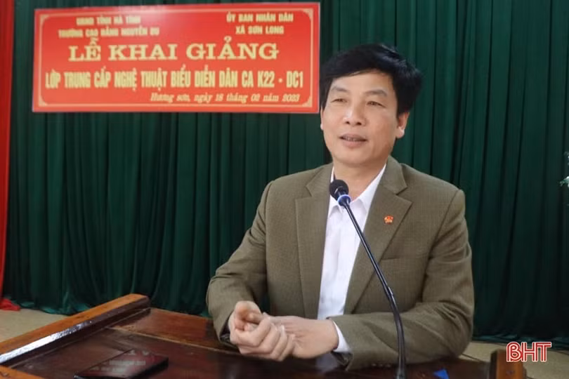 Người dân Hương Sơn được đào tạo trung cấp nghệ thuật biểu diễn dân ca