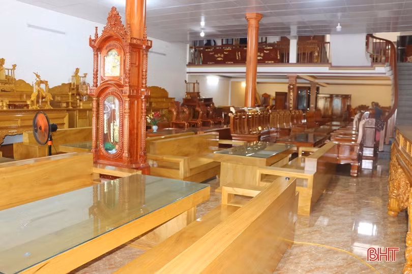 Làng nghề Hà Tĩnh đơn hàng đều tay, phấn khởi sản xuất 