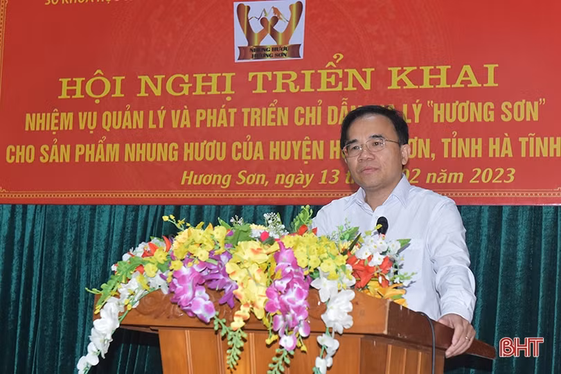 Phát triển chỉ dẫn địa lý cho nhung hươu Hương Sơn