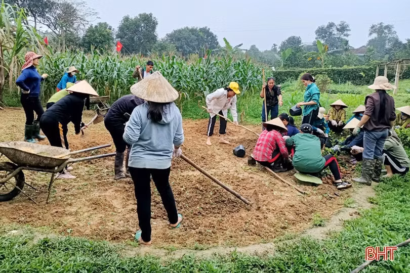 Sôi nổi ra quân xây dựng nông thôn mới, đô thị văn minh ở Vũ Quang