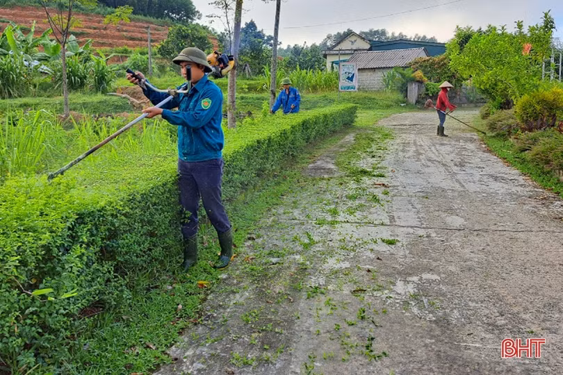 Sôi nổi ra quân xây dựng nông thôn mới, đô thị văn minh ở Vũ Quang