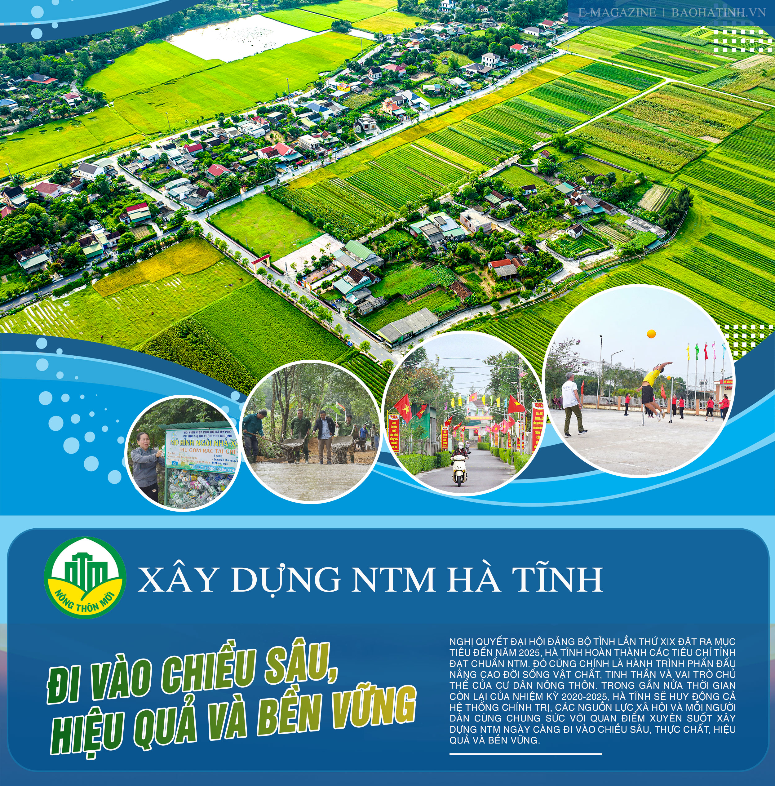 Xây dựng NTM ở Hà Tĩnh: Đi vào chiều sâu, hiệu quả và bền vững (Bài 1): Tăng tốc hoàn thành nhiệm vụ xây dựng NTM vào năm 2024 ảnh 1 Xây dựng NTM ở Hà Tĩnh: Đi vào chiều sâu, hiệu quả và bền vững (Bài 1): Tăng tốc hoàn thành nhiệm vụ xây dựng NTM vào năm 2024