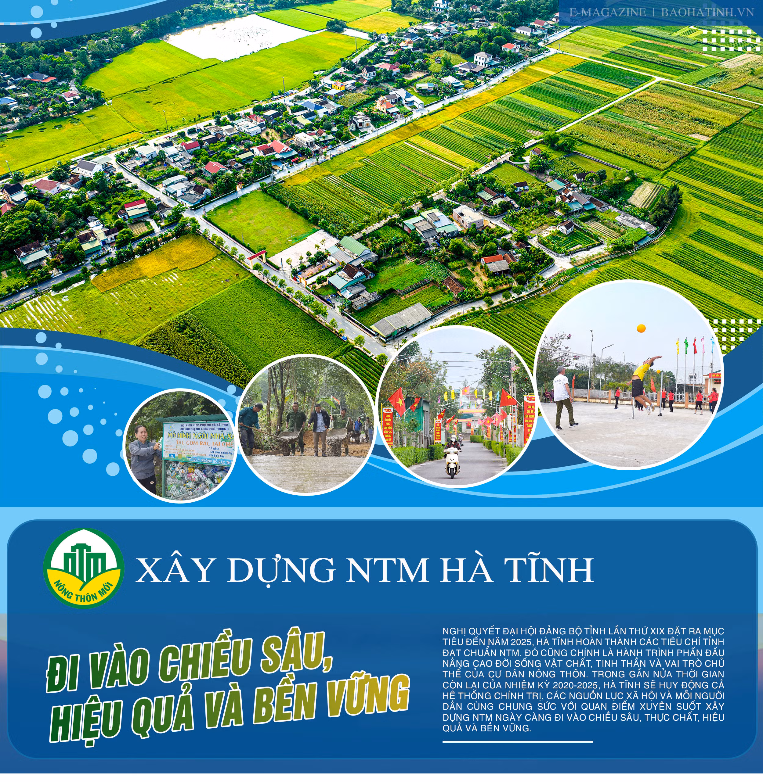 Xây dựng NTM ở Hà Tĩnh: Đi vào chiều sâu, hiệu quả và bền vững (Bài 1): Tăng tốc hoàn thành nhiệm vụ xây dựng NTM vào năm 2024 ảnh 1 Xây dựng NTM ở Hà Tĩnh: Đi vào chiều sâu, hiệu quả và bền vững (Bài 1): Tăng tốc hoàn thành nhiệm vụ xây dựng NTM vào năm 2024
