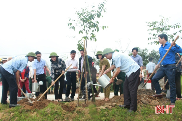 Bí thư Tỉnh ủy Lê Đình Sơn tham gia "Tết trồng cây" tại TP Hà Tĩnh ảnh 7 Bí thư Tỉnh ủy Lê Đình Sơn tham gia “Tết trồng cây” tại TP Hà Tĩnh
