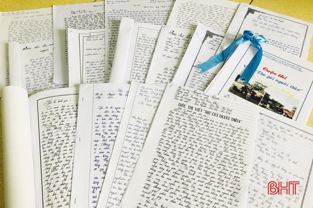 Hơn 34.000 học sinh Hà Tĩnh dự thi viết “Thư gửi người thân”