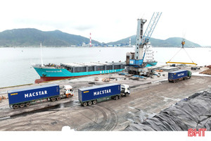 Tuyến container mới tại Vũng Áng thúc đẩy hệ sinh thái logistics bền vững