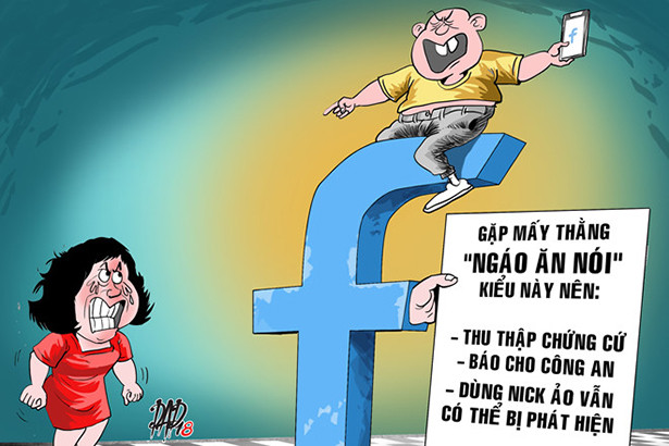 Chuốc họa vì lăng mạ người khác trên mạng xã hội