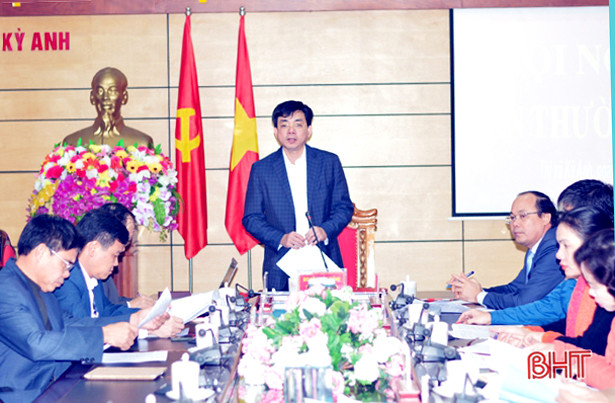 TX Kỳ Anh hoàn thành việc sắp xếp cán bộ cho phường mới Hưng Trí