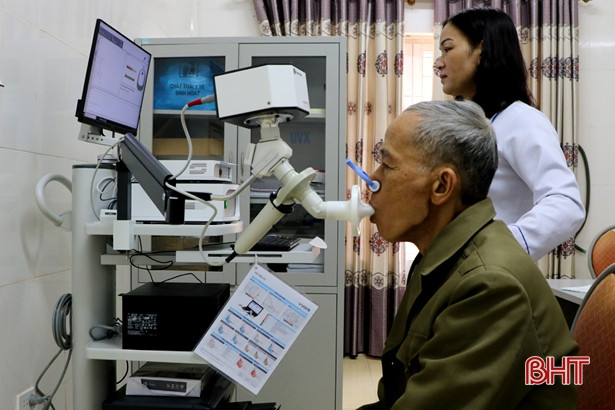 BVĐK Hà Tĩnh vận hành máy thăm dò chức năng hô hấp hiện đại trị giá 1,5 tỷ đồng