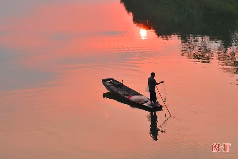 Mê mẩn hoàng hôn lãng mạn miền sơn cước Hà Tĩnh