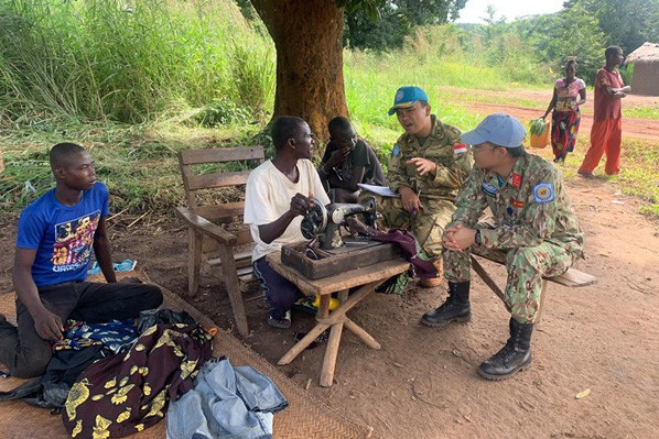 lính mũ nồi xanh việt nam tại Lính mũ nồi xanh Việt Nam tại “vùng lửa đạn” Trung Phi