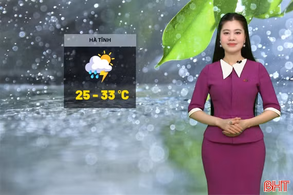 Dự báo thời tiết Hà Tĩnh ngày 4/7: Nhiều mây, có mưa rào và dông