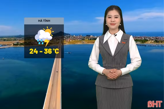 Dự báo thời tiết Hà Tĩnh ngày 3/5: Ngày nắng, chiều tối và đêm có mưa.