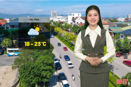 Dự báo thời tiết Hà Tĩnh ngày 18/12: Nhiều mây, có mưa nhỏ vài nơi.