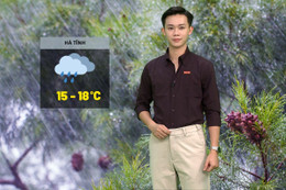 Dự báo thời tiết Hà Tĩnh ngày 14/12: Nhiều nơi có mưa, trời rét