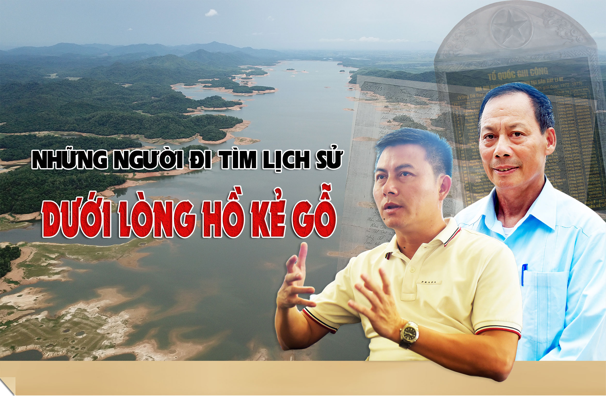 Những người đi tìm lịch sử dưới lòng hồ Kẻ Gỗ ảnh 1 Những người đi tìm lịch sử dưới lòng hồ Kẻ Gỗ