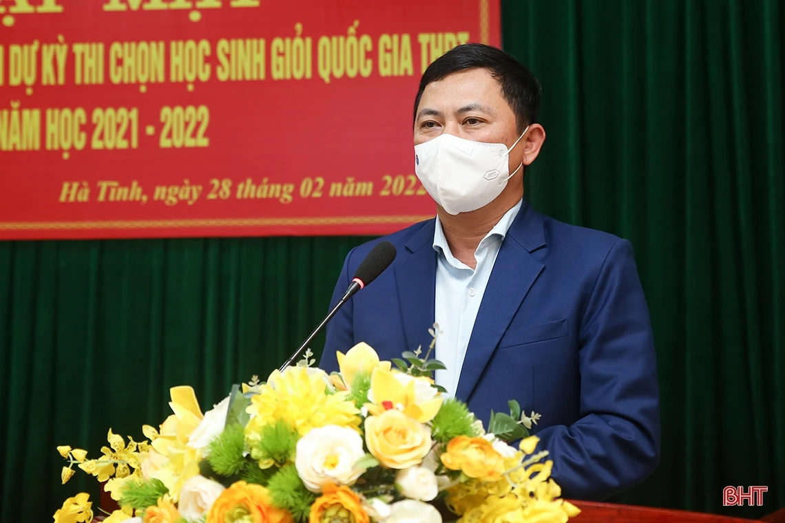 99 học sinh Hà Tĩnh tham dự Kỳ thi chọn HSG quốc gia năm học 2021 - 2022