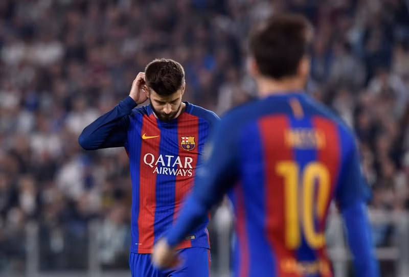 Barcelona lại cần đến phép màu để ngược dòng. dan em messi lap cu dup juventus nhan chim barca 3 0