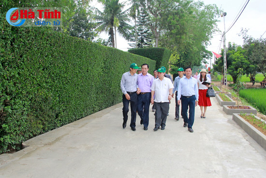 ha tinh xay dung nong thon moi thuc chat khong chay theo thanh tich