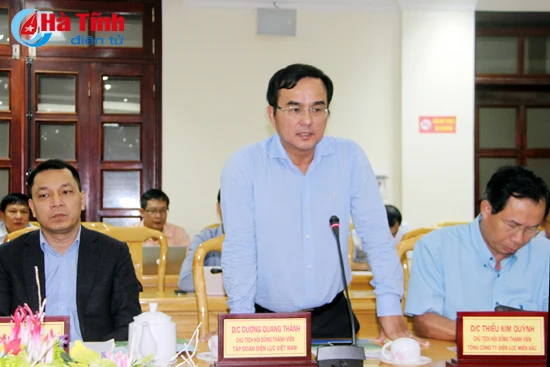 evn se tiep tuc uu tien dau tu ha tang luoi dien tai ha tinh