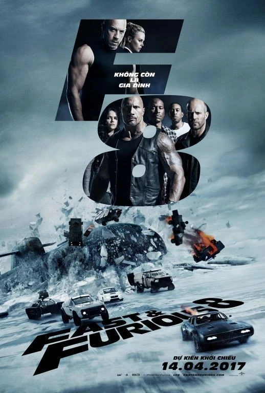 Theo kế hoạch, Fast & Furious 8 là phần mở đầu cho bộ ba khép lại toàn bộ thương hiệu phim hành động tốc độ đình đám của Vin Diesel và hãng Universal. furious 8 kich tinh man nhan nhung chua hoan hao