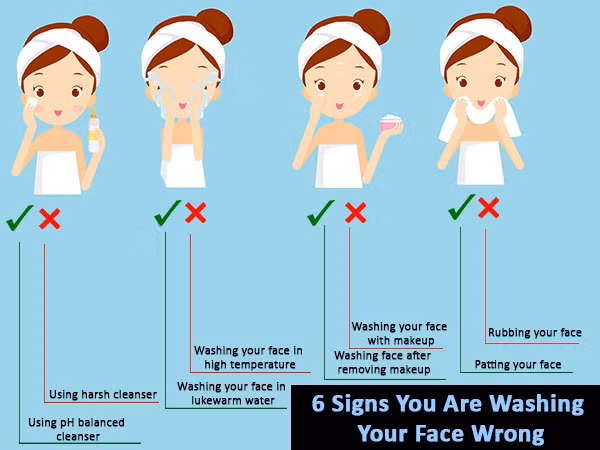 ban co dang rua mat sai cach