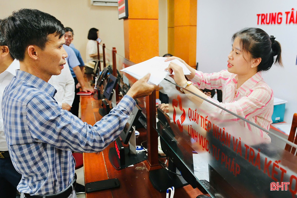 Vận hành thử nghiệm thông suốt trung tâm hành chính công cấp xã tại Hà Tĩnh ảnh 16 Vận hành thử nghiệm thông suốt trung tâm hành chính công cấp xã tại Hà Tĩnh ảnh 16