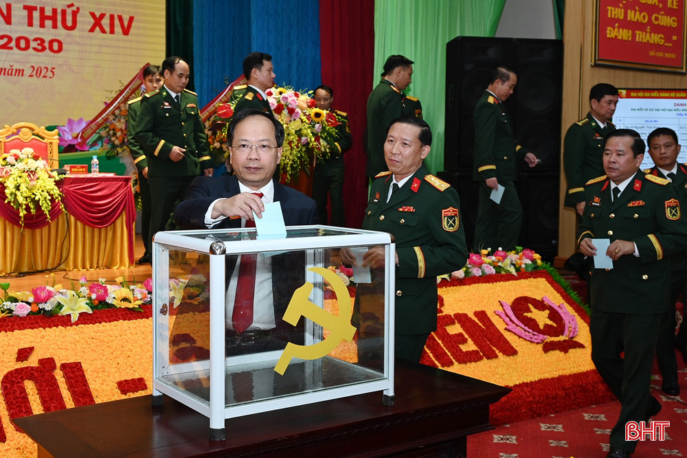 Đại hội bầu đoàn đại biểu đi dự Đại hội Đảng bộ tỉnh lần thứ XX, nhiệm kỳ 2025 – 2030. bqbht_br_3-9447.jpg