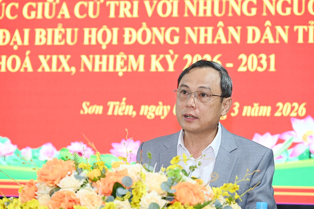 Ông Nguyễn Sỹ Chinh - Giám đốc Trung tâm Văn hóa, Điện ảnh và Xúc tiến Du lịch Hà Tĩnh trình bày chương trình hành động.