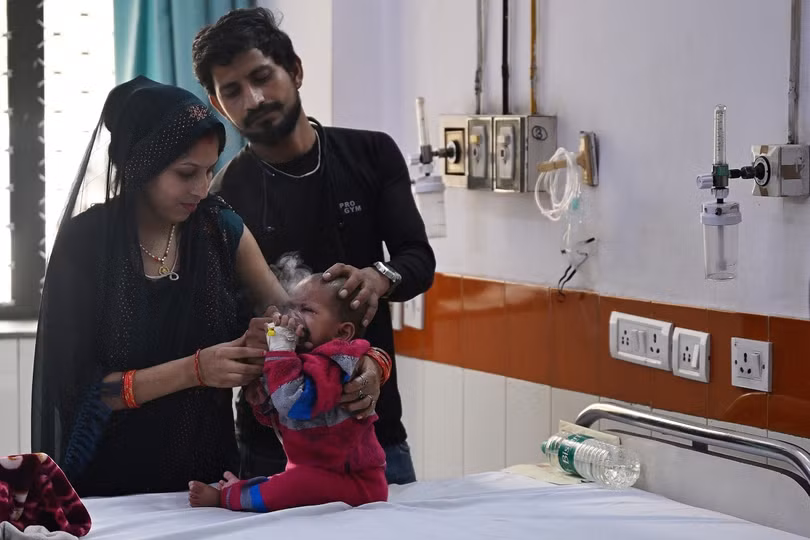 Khổ sở vì ô nhiễm không khí ở thủ đô Ấn Độ