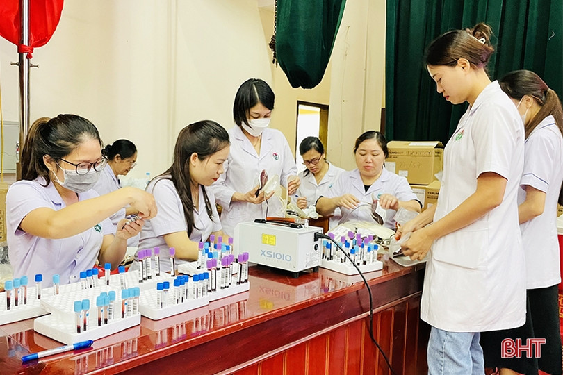 Thu về 216 đơn vị máu tại ngày hội hiến máu tình nguyện ở Thạch Hà