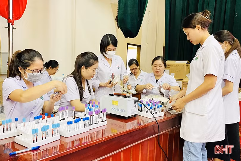 Thu về 216 đơn vị máu tại ngày hội hiến máu tình nguyện ở Thạch Hà