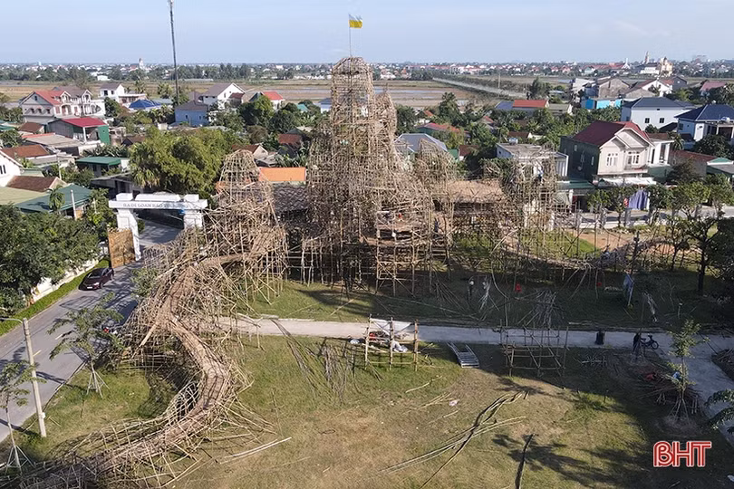 Dựng hang Bê-lem đón Giáng sinh ở Hà Tĩnh