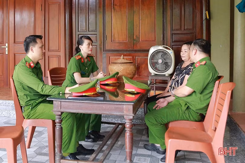 Công an thị trấn Thạch Hà linh hoạt, sáng tạo trong đảm bảo an ninh trật tự 