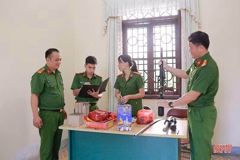 Công an thị trấn Thạch Hà linh hoạt, sáng tạo trong đảm bảo an ninh trật tự 