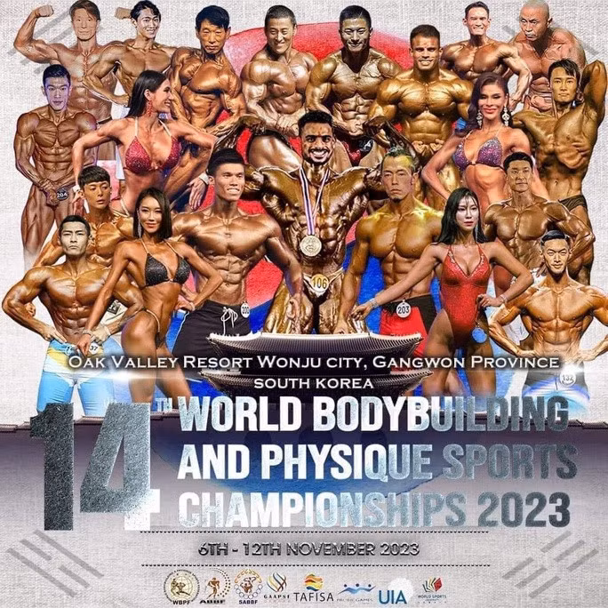 Lực sĩ Phạm Văn Mách lần thứ 6 vô địch thể hình thế giới