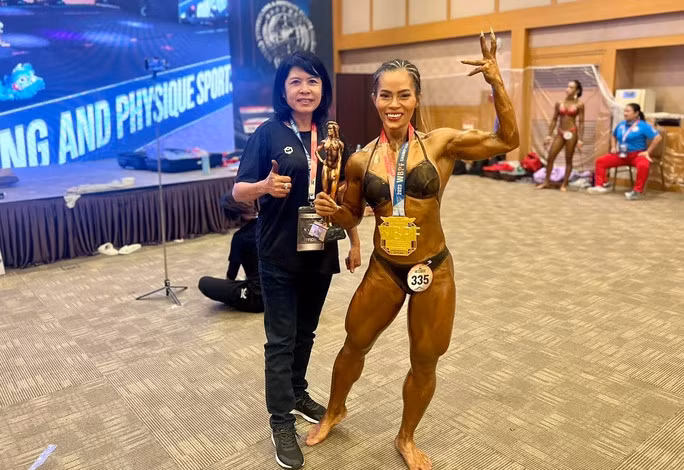 Lực sĩ Phạm Văn Mách lần thứ 6 vô địch thể hình thế giới