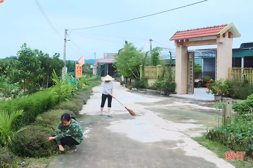 Chung sức xây dựng cụm dân cư “Sáng - xanh - sạch - đẹp - an toàn - văn minh”