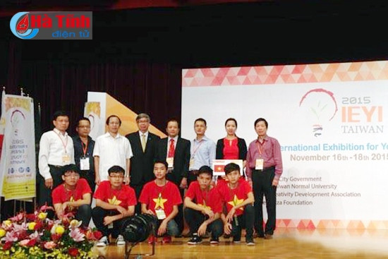 Học sinh Hà Tĩnh giành HCĐ tại Triển lãm Sáng tạo trẻ IEYE Đài Loan ảnh 1