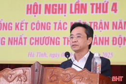 Mặt trận Tổ quốc Hà Tĩnh thống nhất chương trình hành động năm 2025