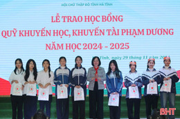 Quỹ Khuyến học, khuyến tài Phạm Dương đồng hành cùng học sinh nghèo