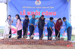 Khởi công “Mái ấm công đoàn” cho đoàn viên hoàn cảnh khó khăn